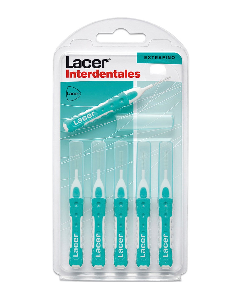 Lacer - 6 Cepillos Interdentales Recto Extrafino Lacer.
