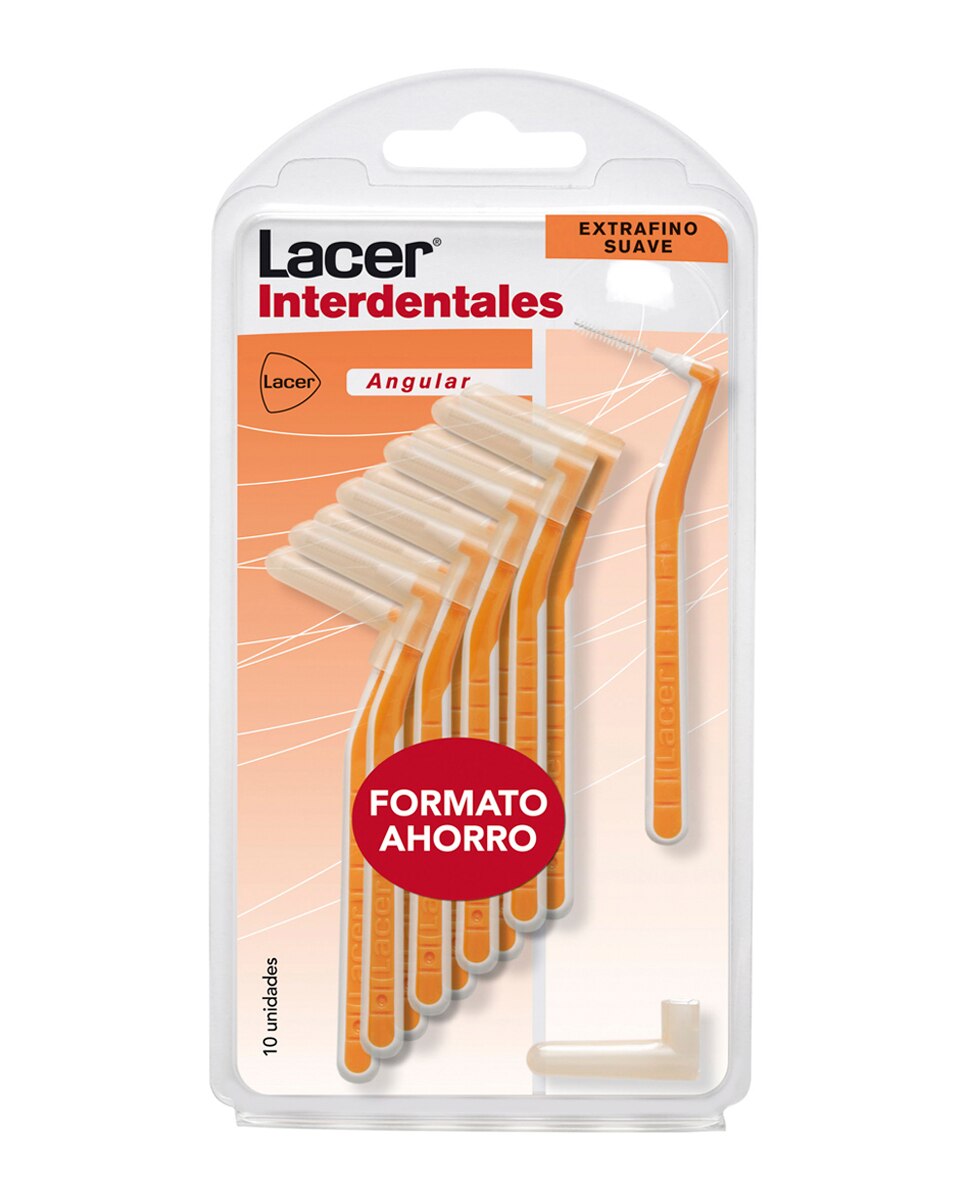 Imagen 0 de 10 Cepillos Interdentales Extrafino Suave Angular Lacer