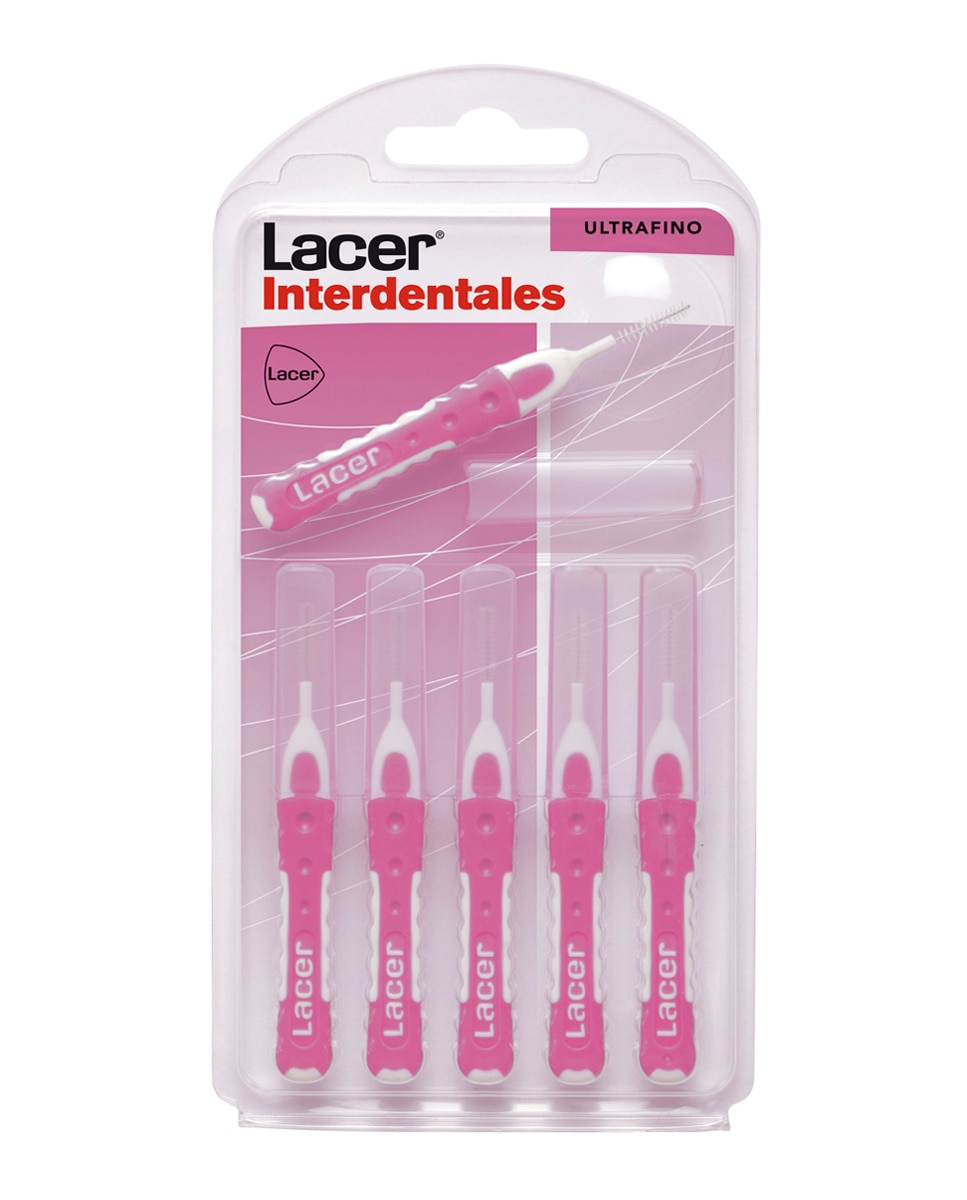 Lacer - 6 Cepillos Interdentales Recto Ultrafino Lacer.