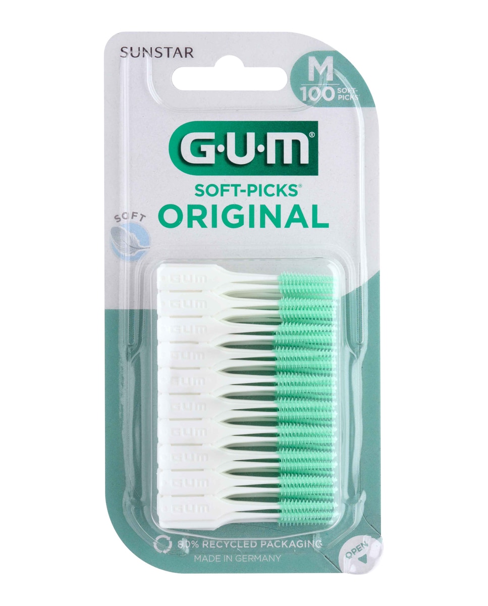Gum - Cepillo Interdental Soft-Picks Original Regular (100 Unid) Gum.