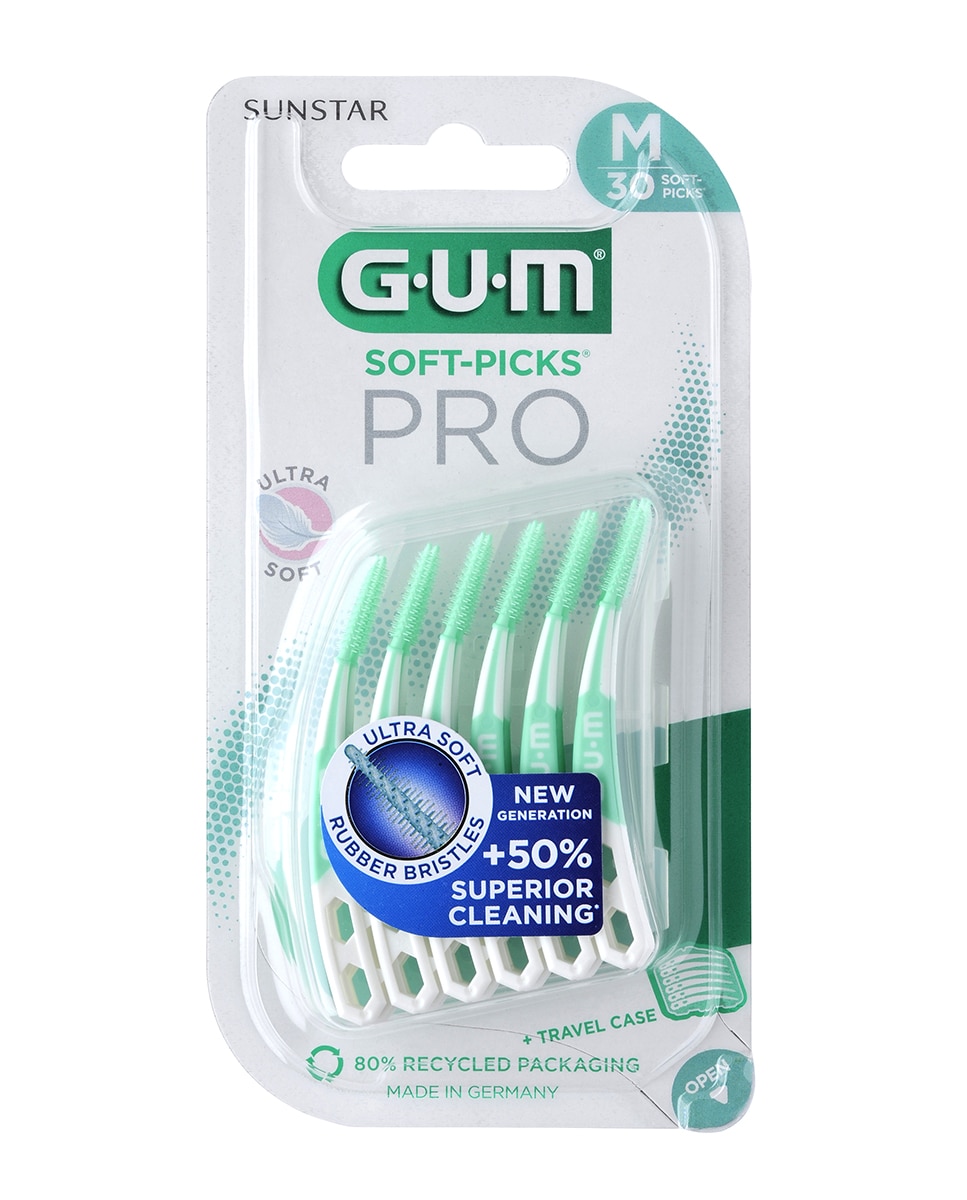 Gum - 30 Interdentales Gum® Soft-Picks® Pro Medium Gum®.