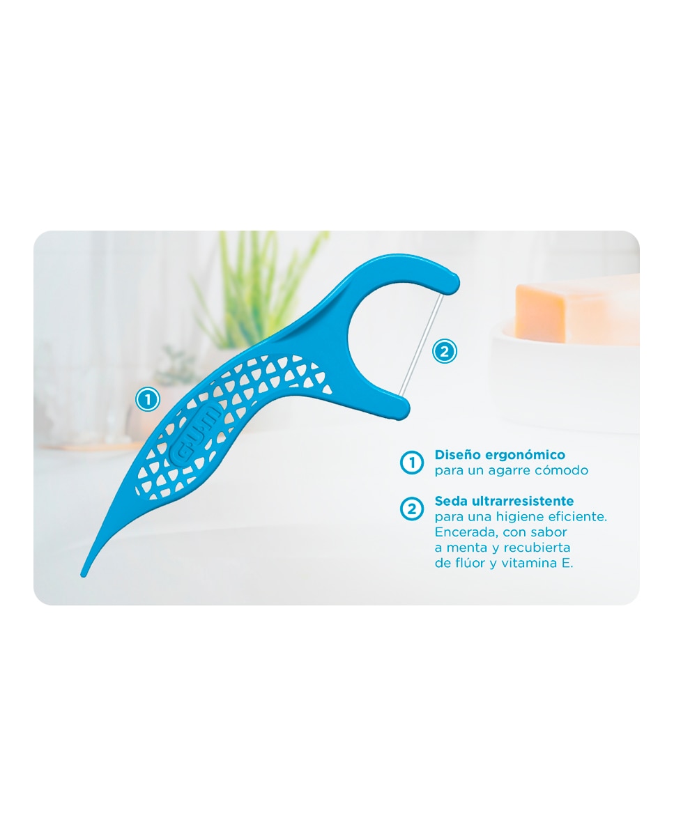 Aplicadores De Hilo Dental Gum® Easy-Flossers Gum 2