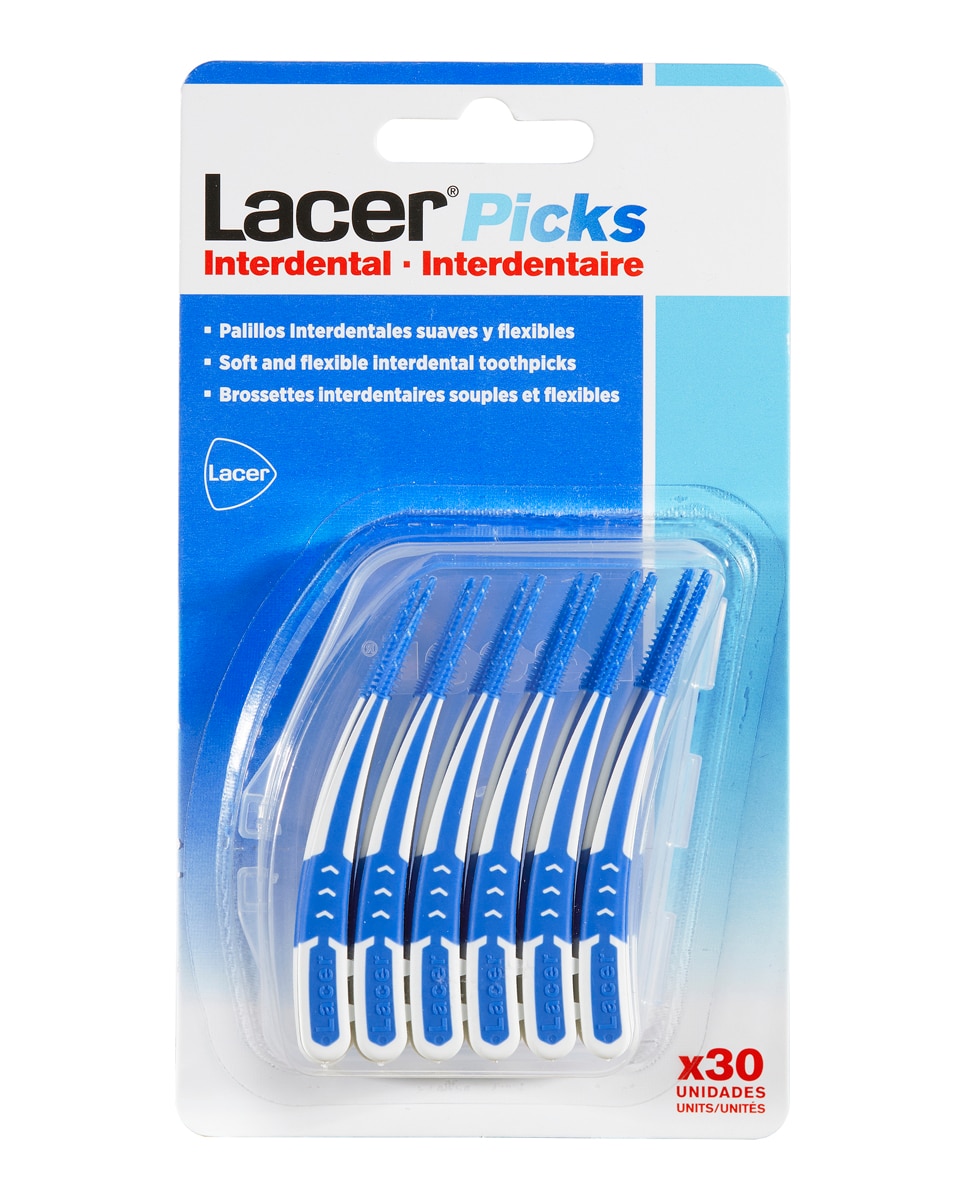 Lacer - Cepillos Interdentales Picks Interdental 30 Uds Lacer.