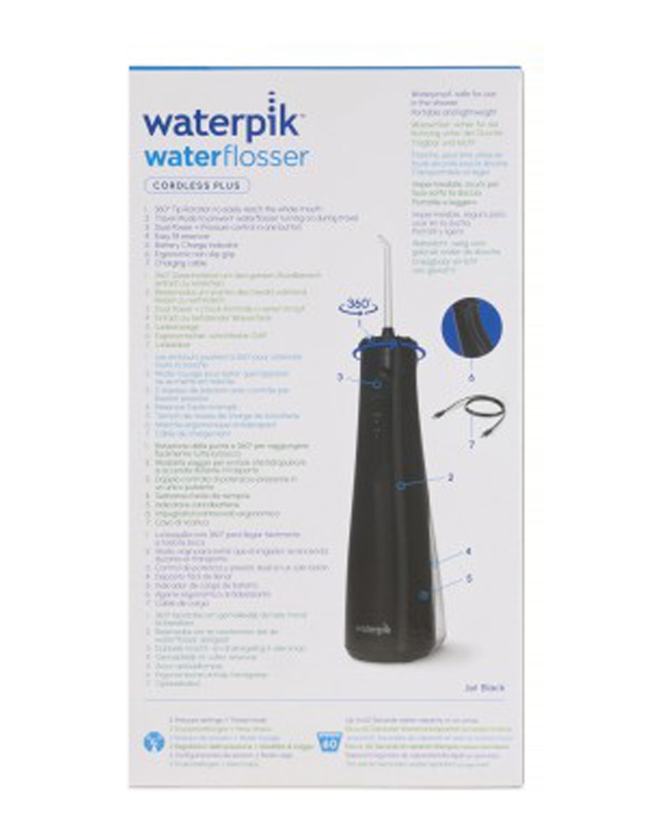 Irrigador wf 26 black inalámbrico waterpik 3