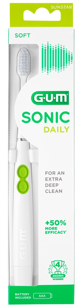 Gum - Cepillo Sónico Gum Sonic Daily Blanco Gum.