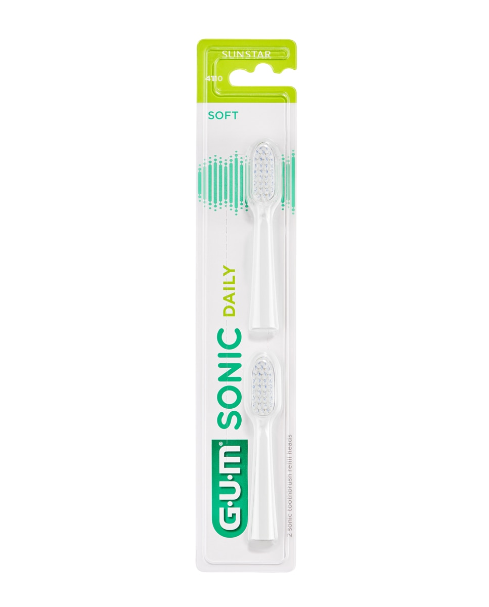Gum - Recambios cepillo Sónico Gum Sonic Daily Blanco Gum.