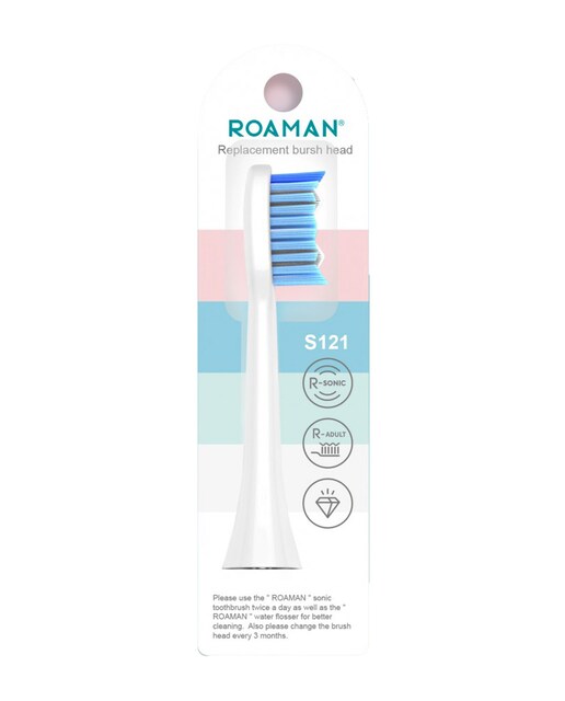 Imagen 0 de Recambio Blanco Cepillo Sónico Roaman