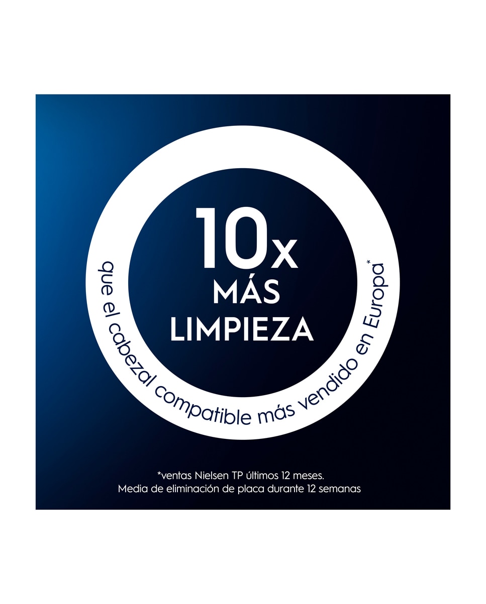 Pack de 6 Cabezales de Recambio Pro Cross Action Oral-B Pro 7