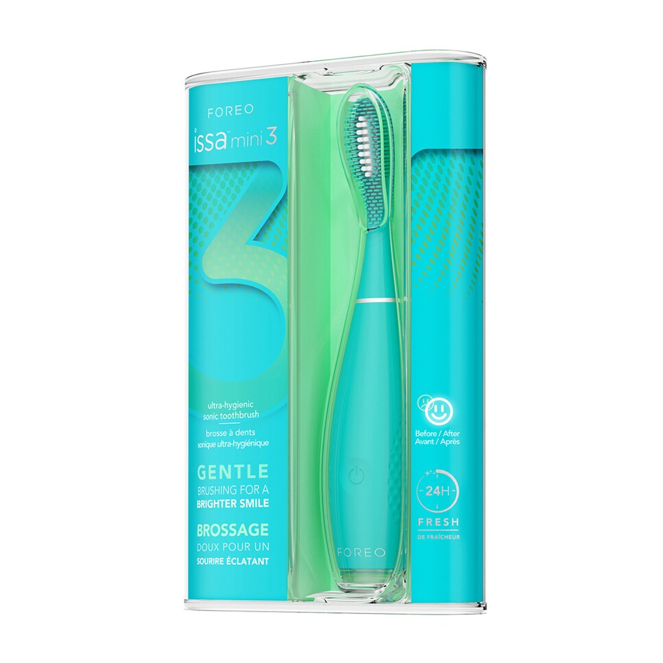 ISSA mini cepillo de dientes sónico en Summer Sky FOREO