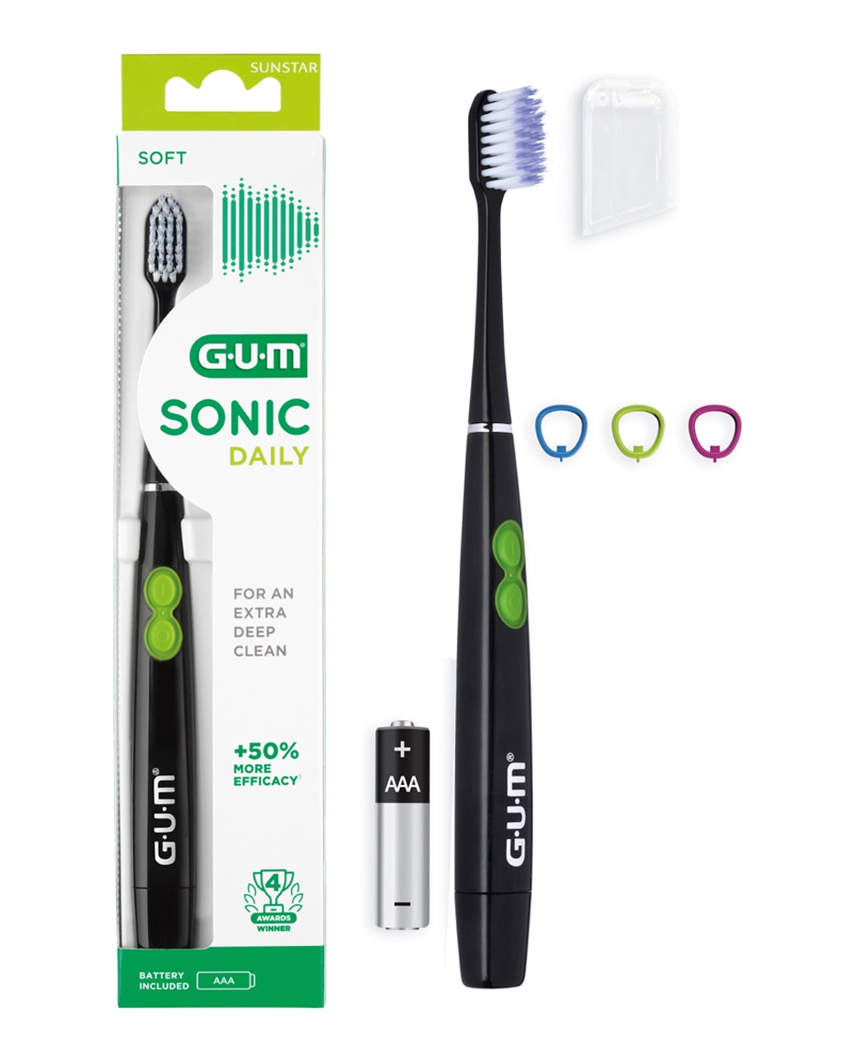 Cepillo Sónico Sonic Daily Negro Gum 2
