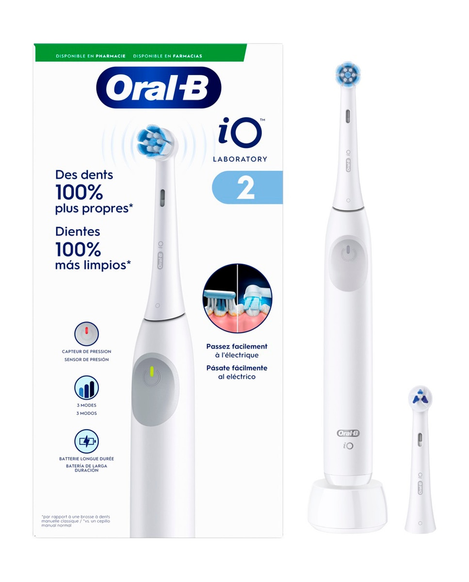 Cepillo de Dientes Eléctrico Blanco Oral-B iO 2 Laboratory Oral B 2
