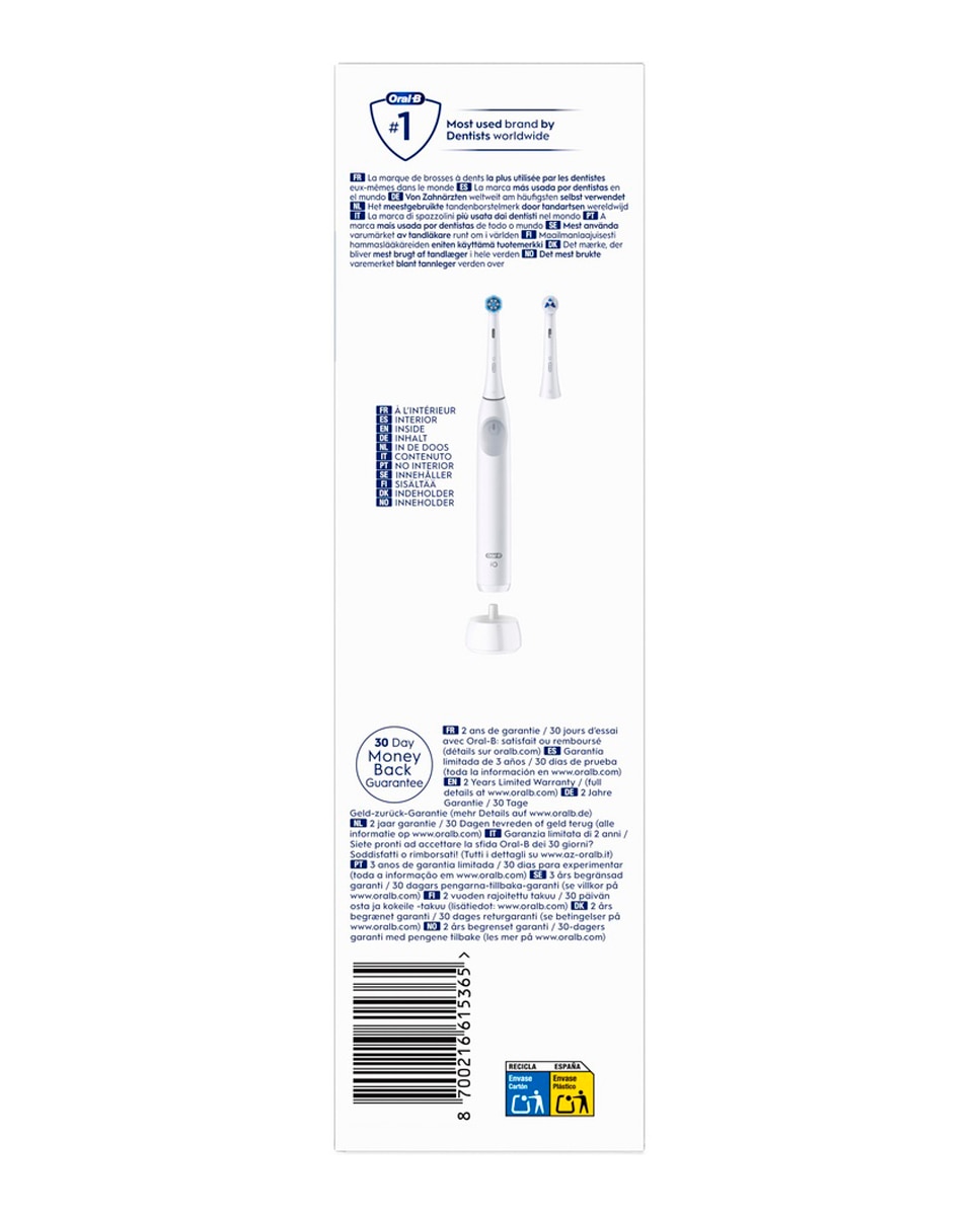 Cepillo de Dientes Eléctrico Blanco Oral-B iO 2 Laboratory Oral B 3