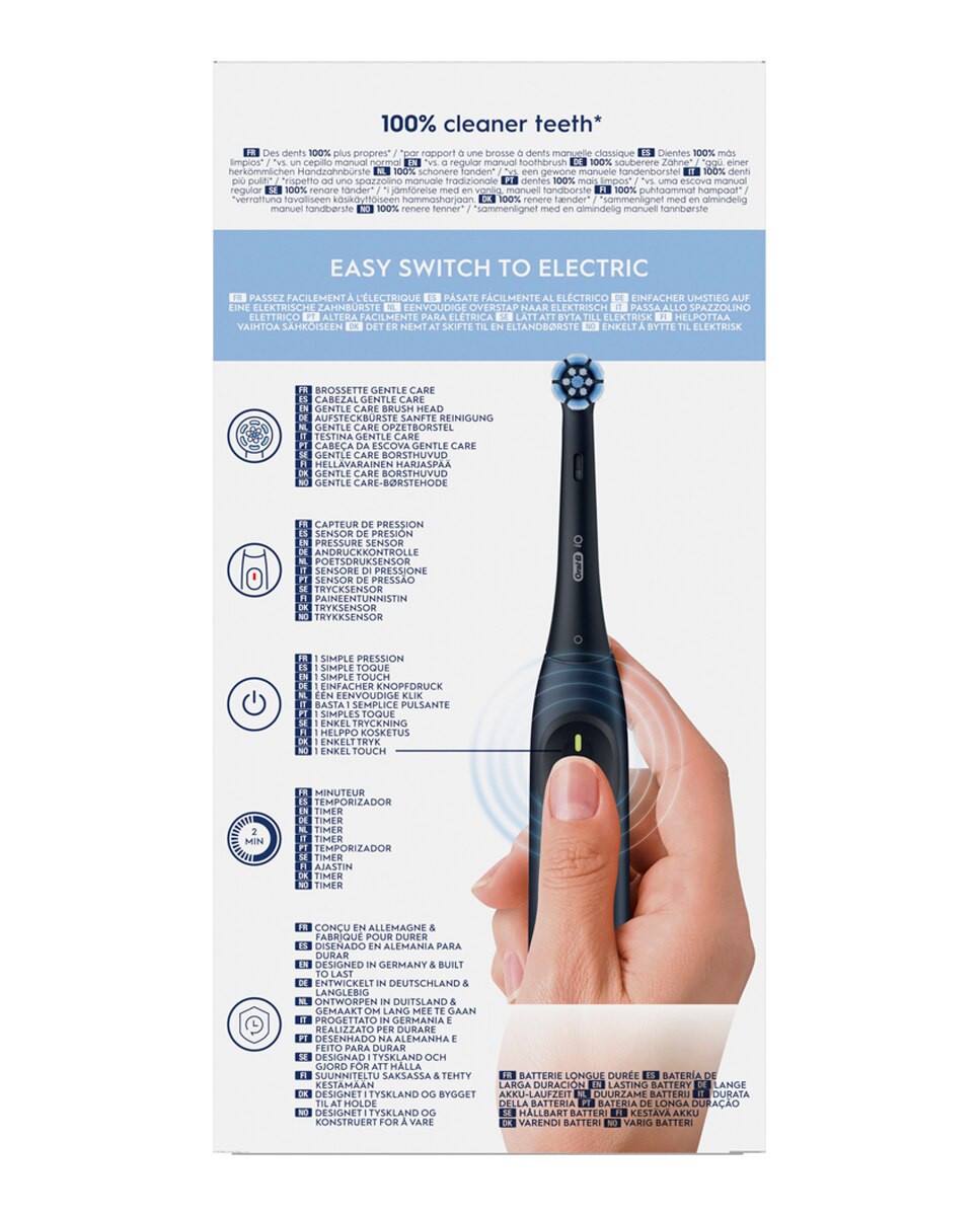Cepillo de Dientes Eléctrico Azul Mar Oral-B iO 2 Laboratory Oral B 5