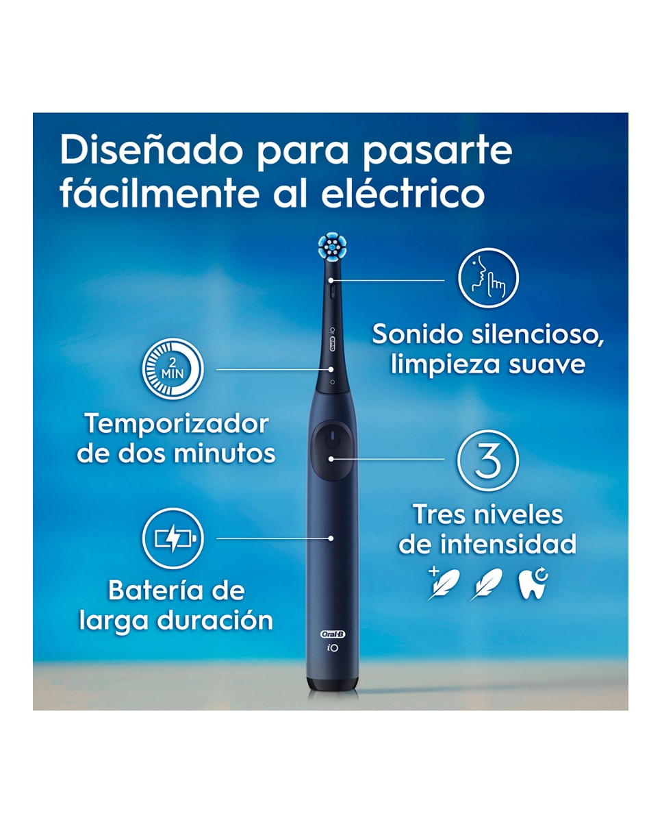 Cepillo de Dientes Eléctrico Azul Mar Oral-B iO 2 Laboratory Oral B 9