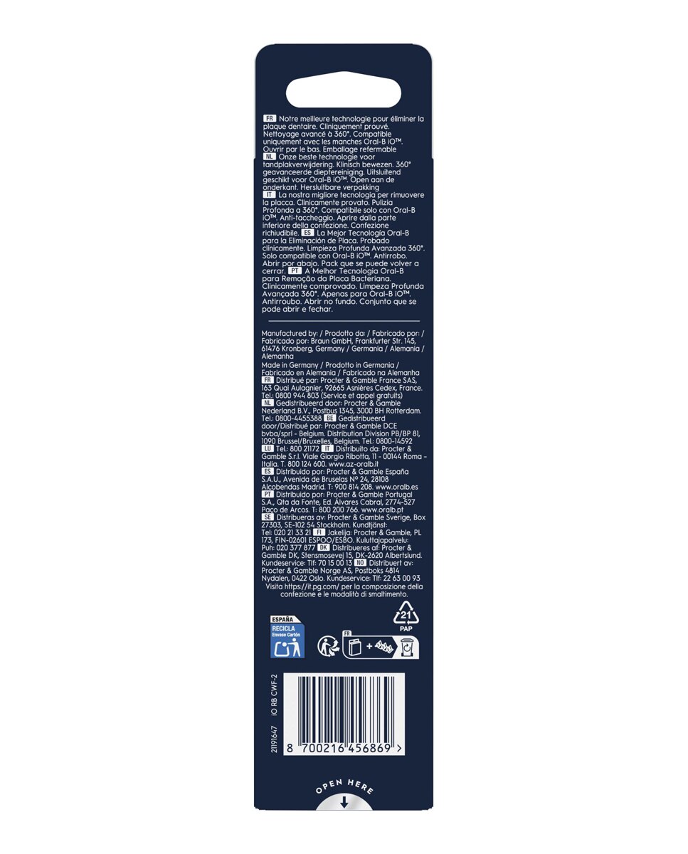 Imagen 4 de Pack 4 Cabezales Recambio iO Gentle Care Oral B