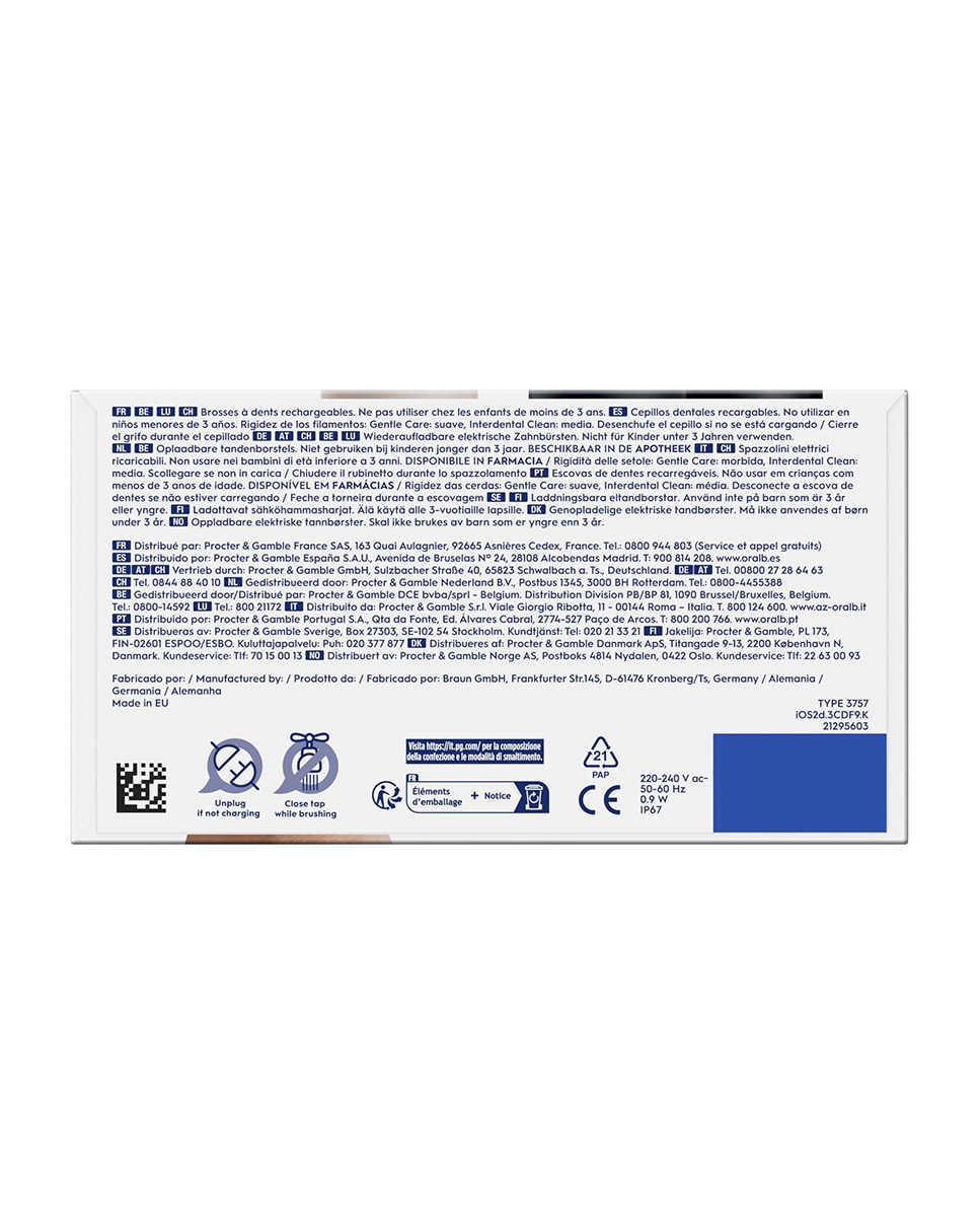 Pack Cepillo de Dientes Eléctrico iO 2 Labs Oral-B 7