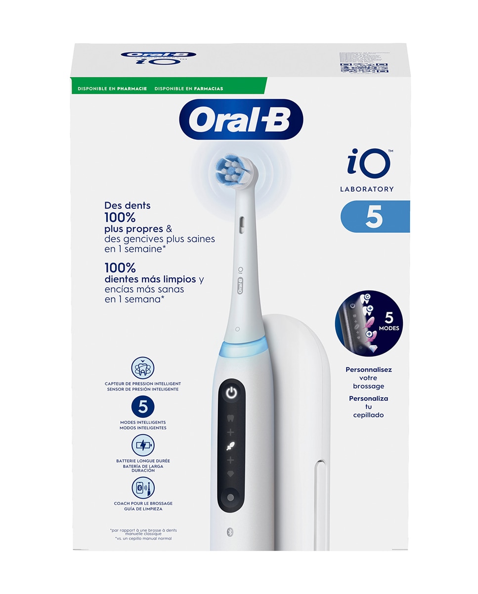 Imagen 0 de Cepillo de Dientes Eléctrico Blanco iO 5 Oral-B