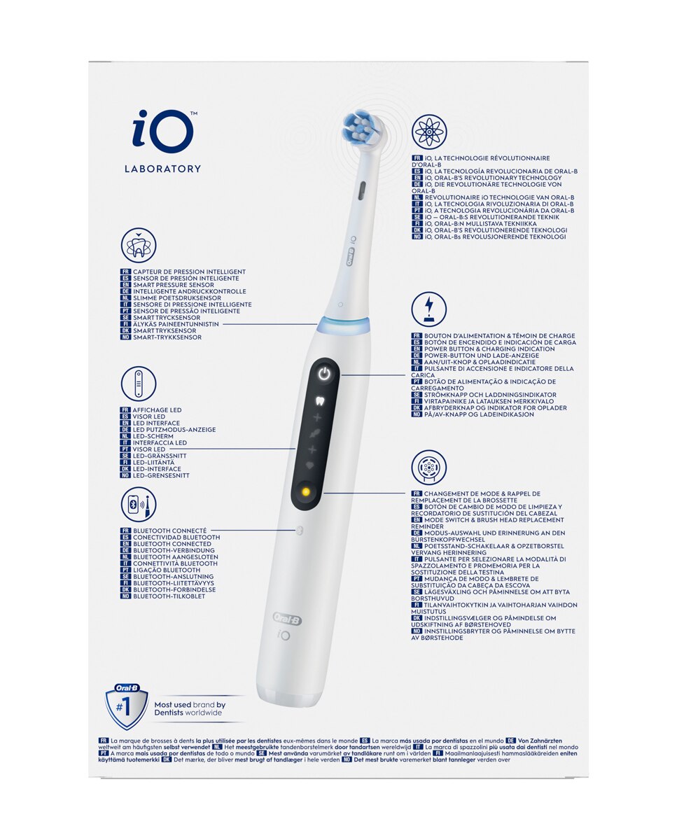 Imagen 2 de Cepillo de Dientes Eléctrico Blanco iO 5 Oral-B