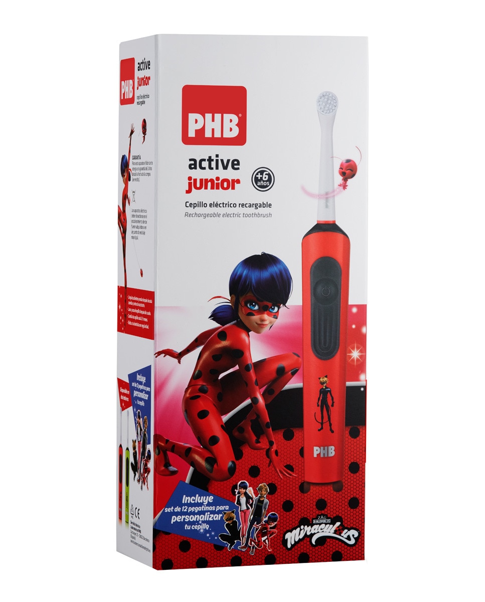 PHB - Cepillo dental Eléctrico Active Junior Rojo PHB.