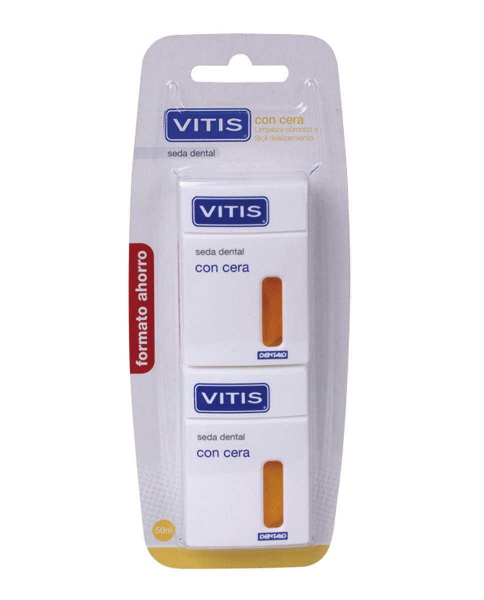 Duplo Seda Dental con Cera Vitis 1
