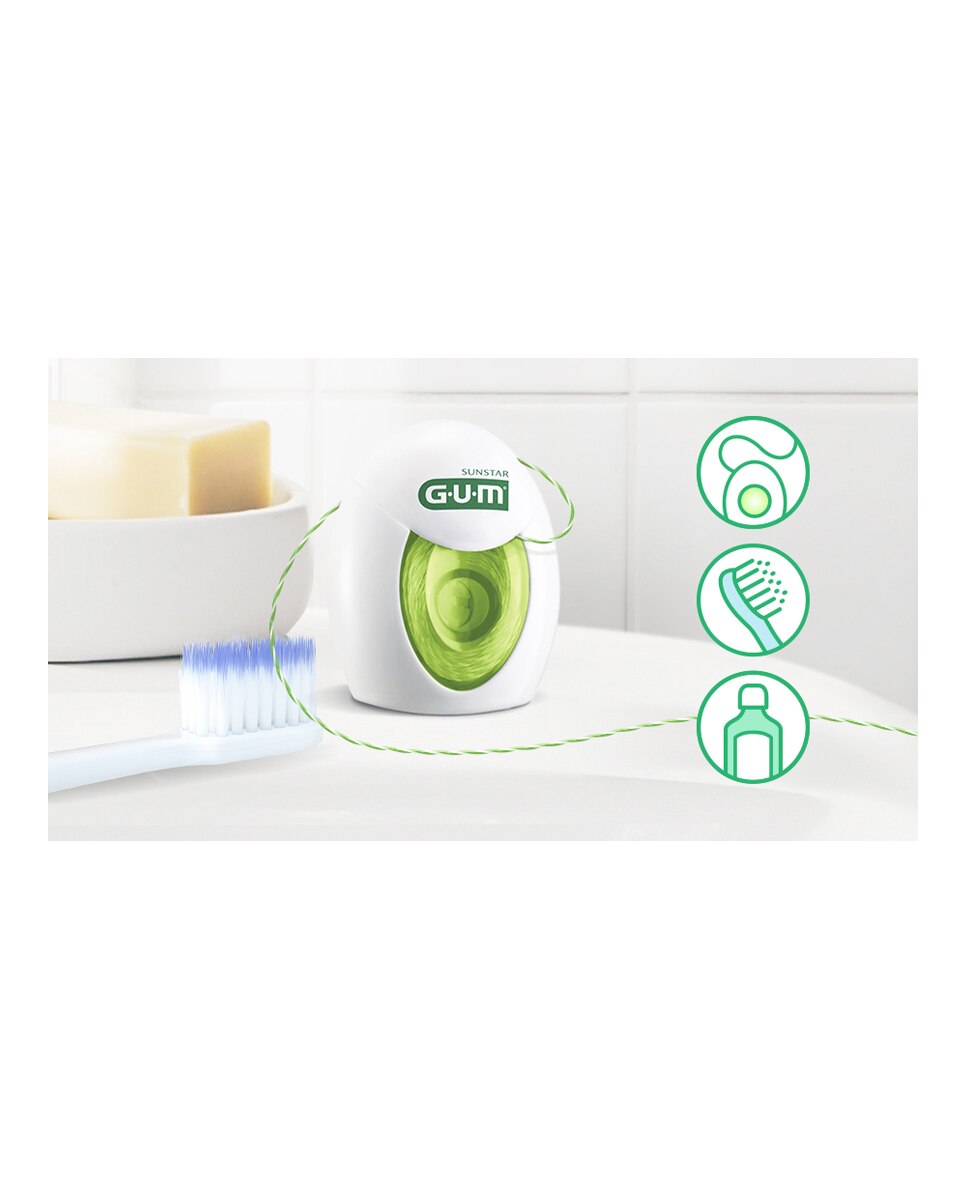 Seda Trenzada Twisted Sabor Té Verde Gum 4