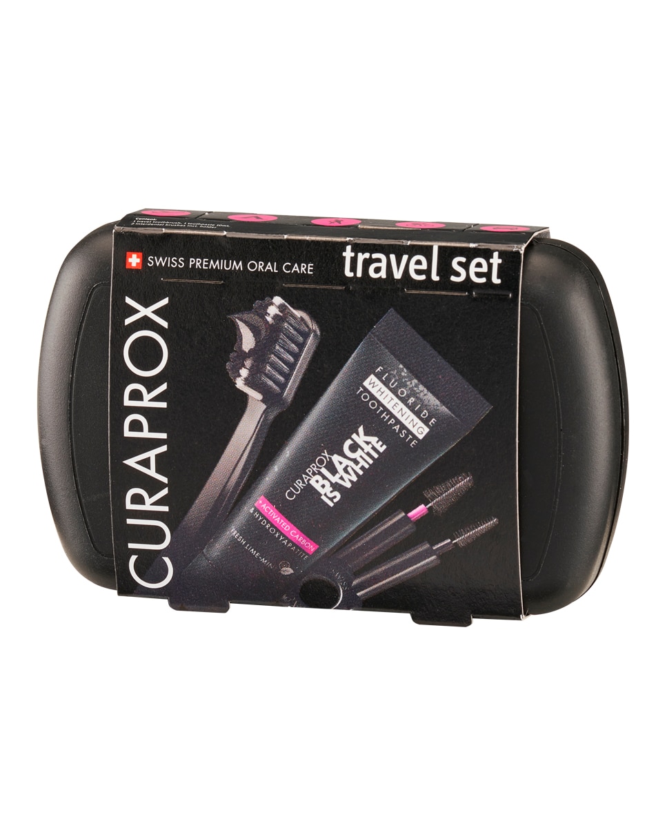 Pack De Viaje Black Is White Curaprox 2