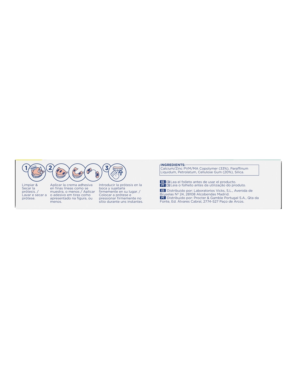 Imagen 2 de Crema Adhesiva para Prótesis Dentales Sabor Neutro 70 g Pro Complete Kukident - 70 g
