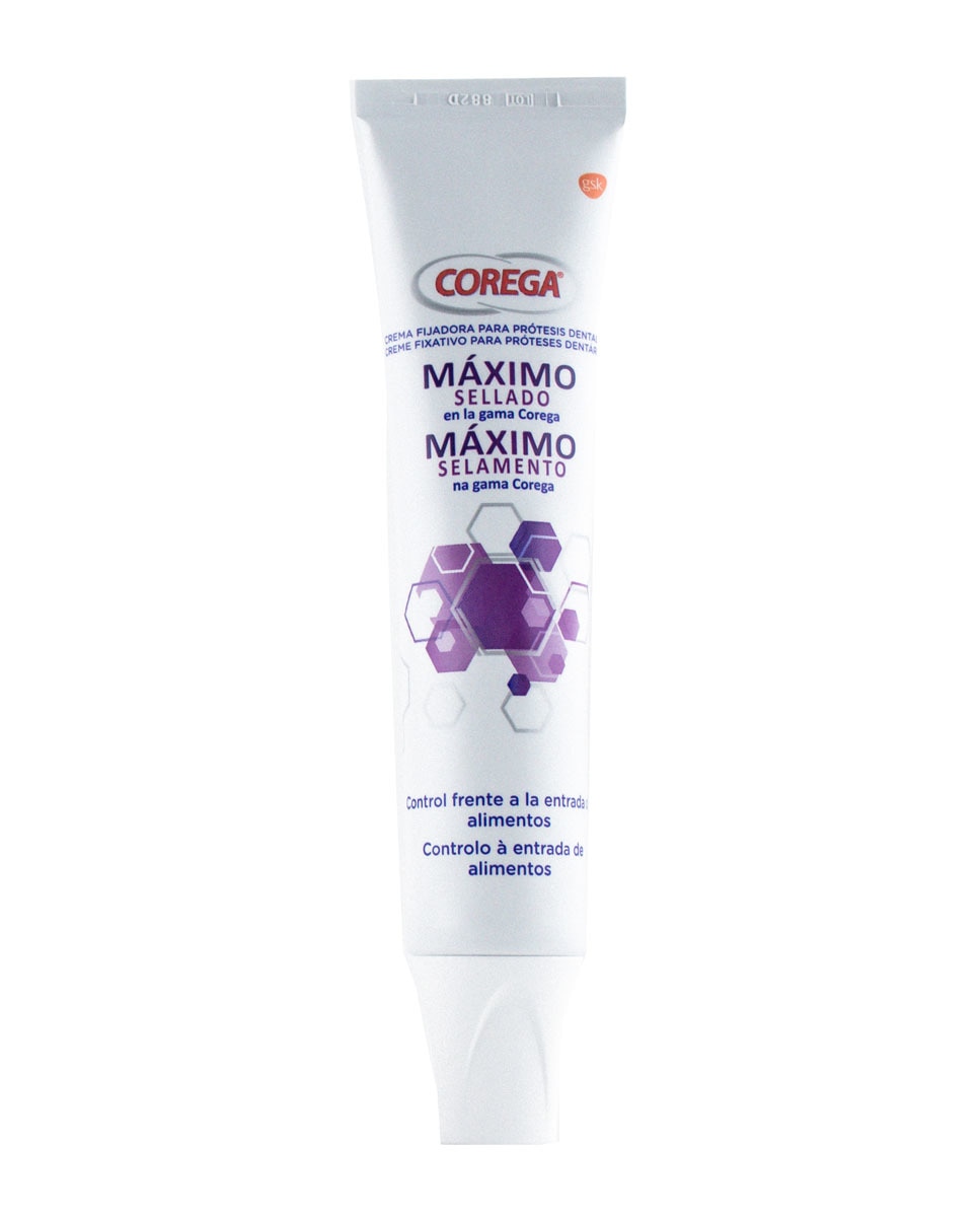 Corega - Crema Fijadora para dentaduras postizas Máximo Sellado 70 g Corega.