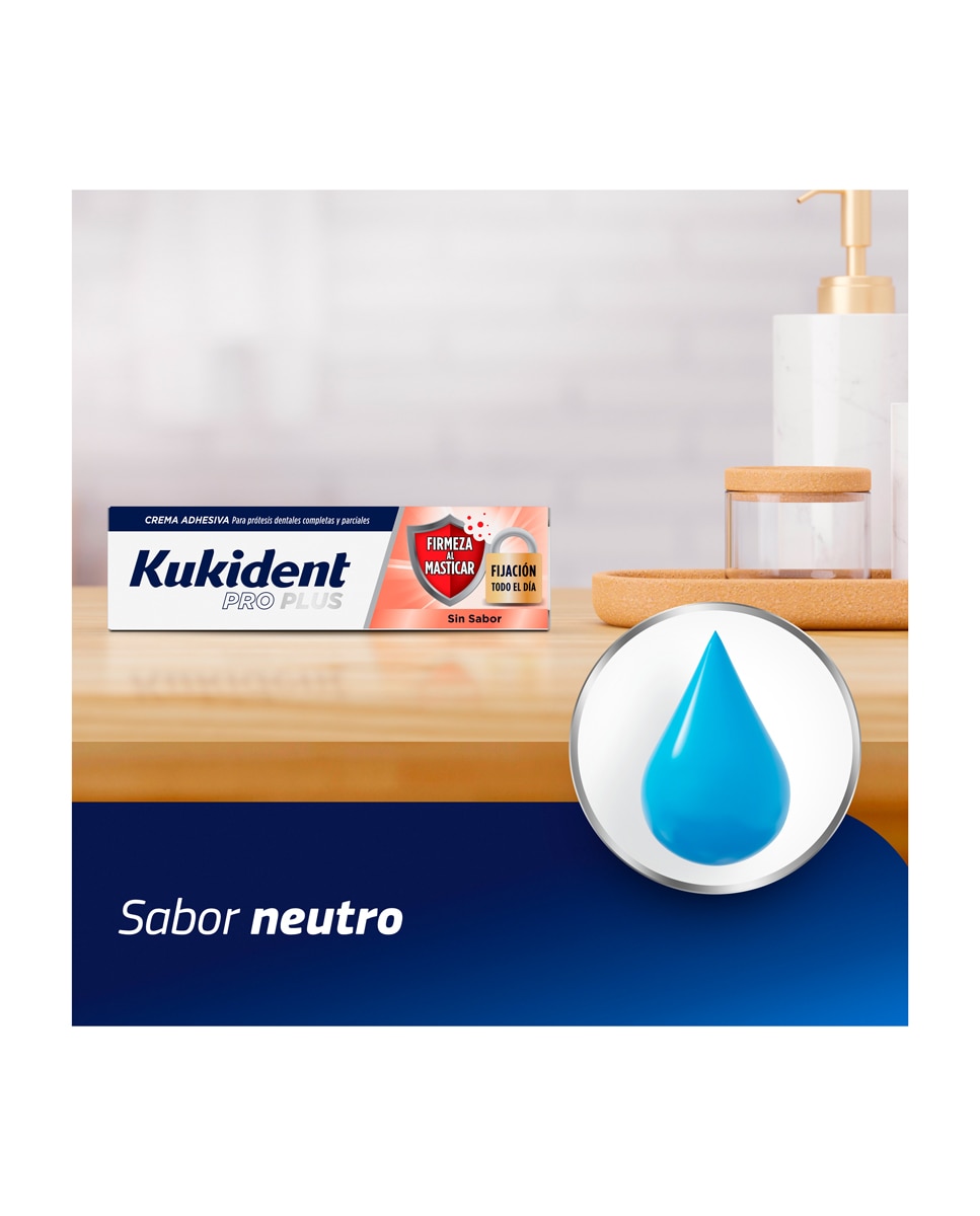 Imagen 9 de Adhesivo para prótesis dentales Plus Doble Acción 60 g Kukident - 60 g