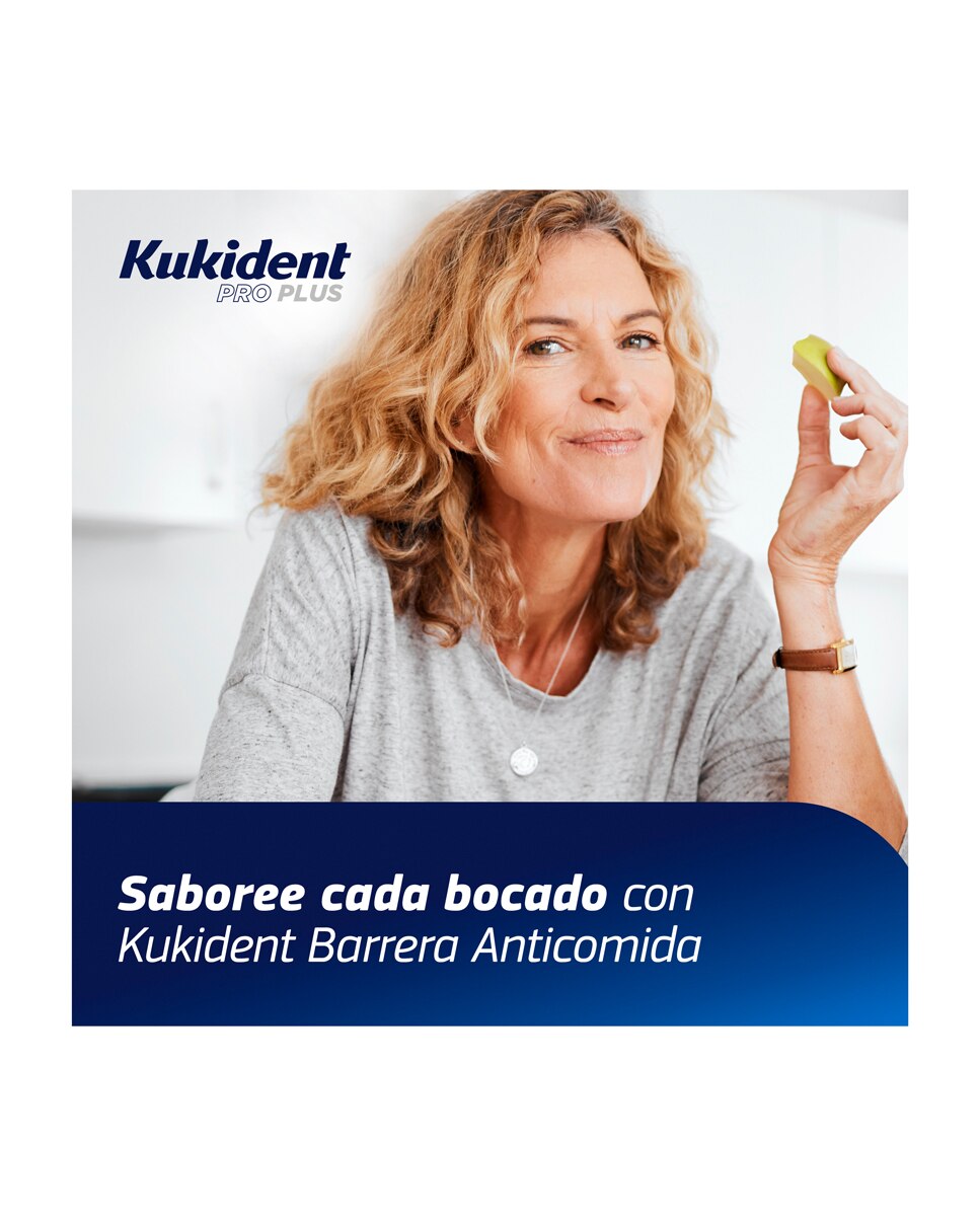 Imagen 8 de Crema Adhesiva Para Prótesis Dentales Efecto Sellado Sabor Neutro 57 g Pro Kukident - 57 g
