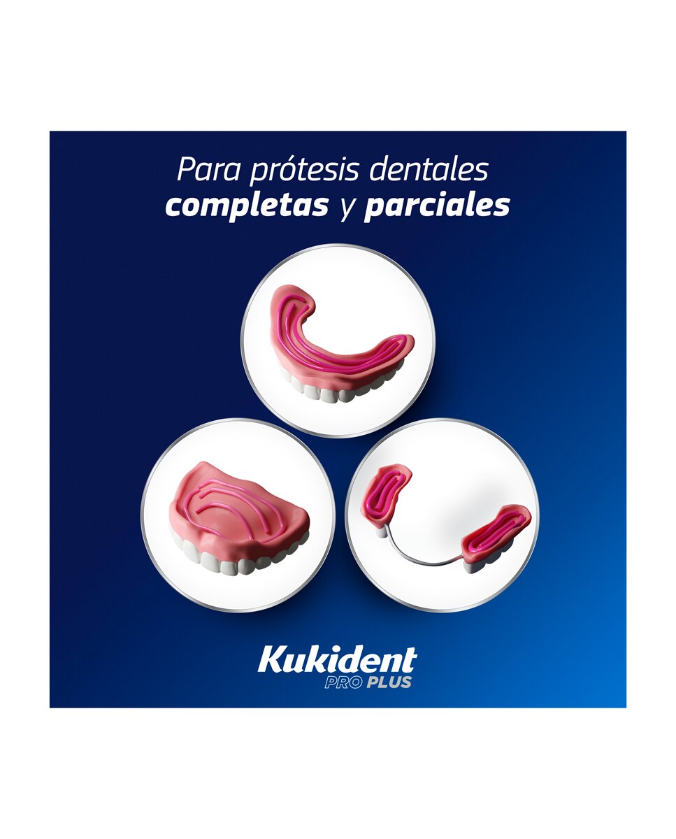 Imagen 9 de Crema Adhesiva Para Prótesis Dentales Efecto Sellado Sabor Neutro 57 g Pro Kukident - 57 g