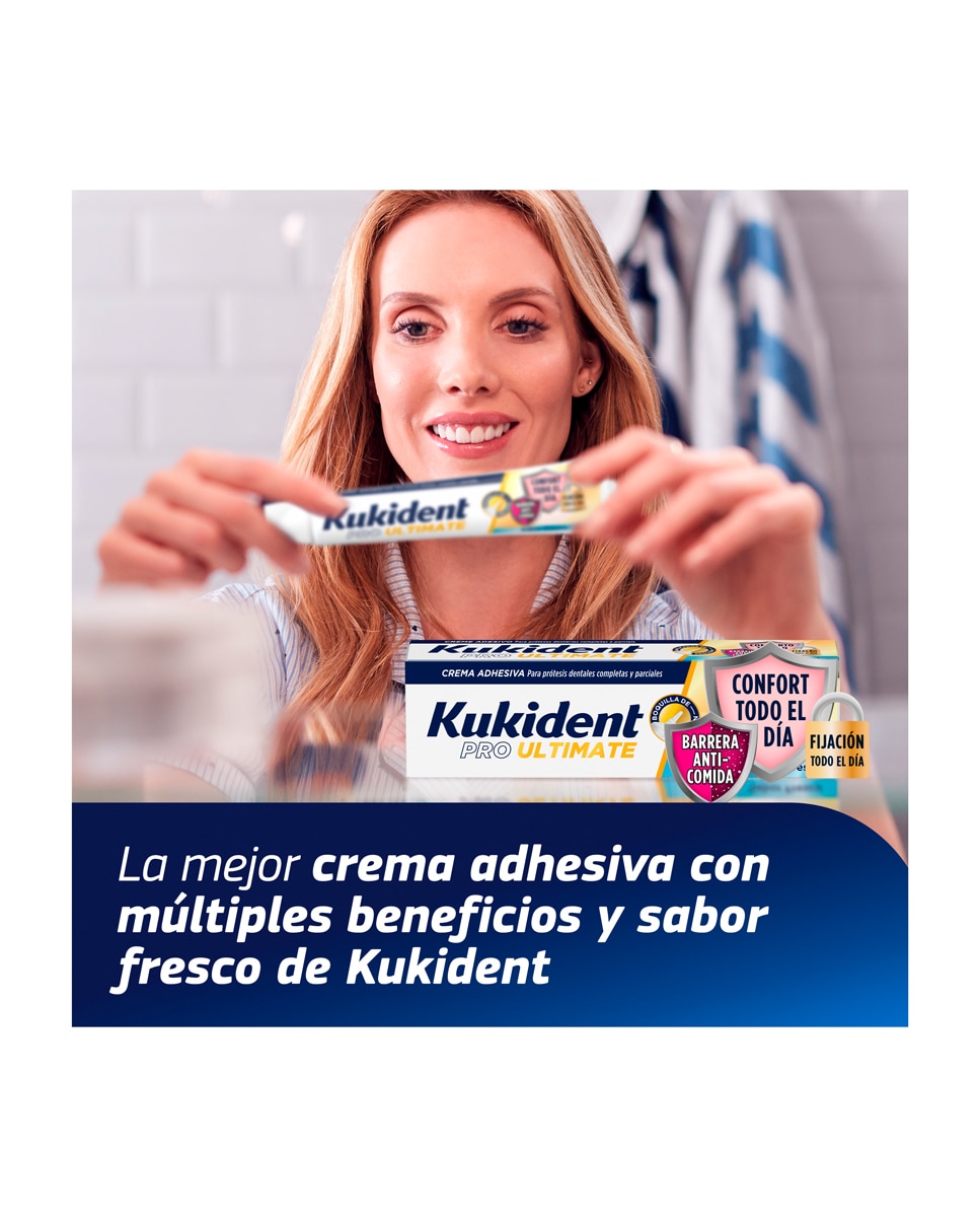 Imagen 6 de Crema Adhesiva Ultimate Expert 40 ml Kukident - 40 ml