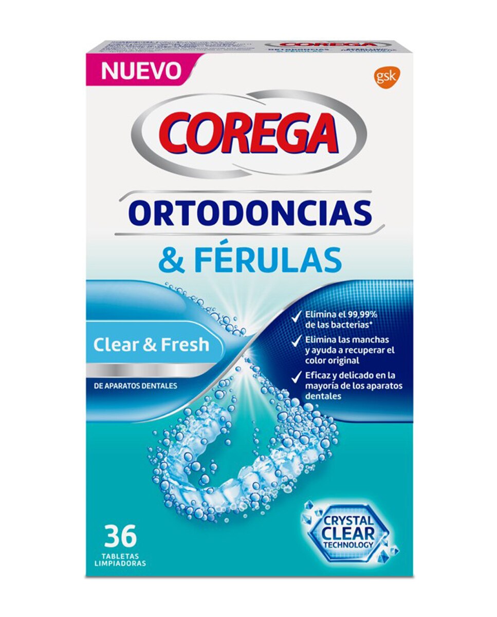 Corega - 36 Tabletas Ortodoncias & Férulas Corega.