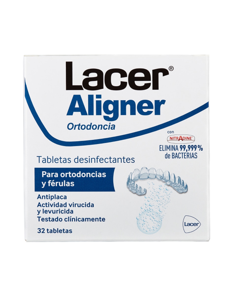Lacer - 32 Tabletas Limpiadoras Aligner Lacer.