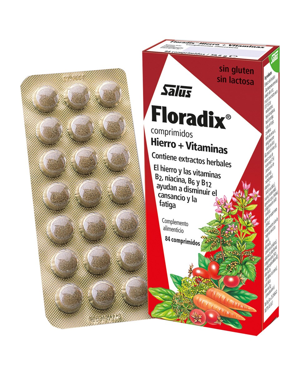 84 Comprimidos de Hierro + Vitaminas Floradix · El Corte Inglés