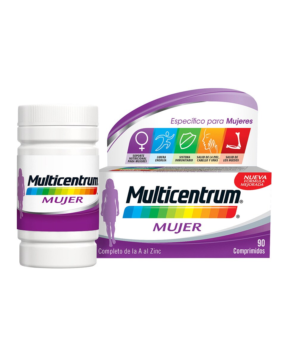 90 Comprimidos Mujer Multicentrum 2