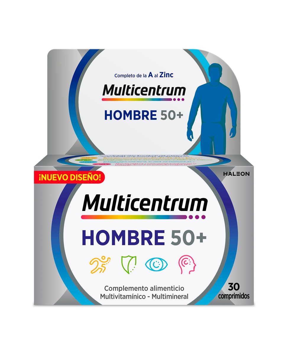 Imagen 0 de 30 Comprimidos Hombre 50+ Multicentrum