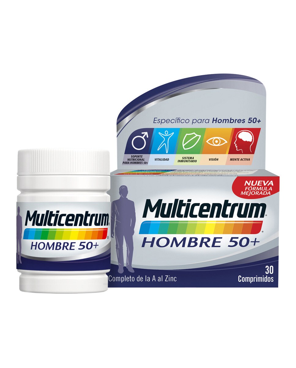 30 Comprimidos Hombre 50+ Multicentrum 2