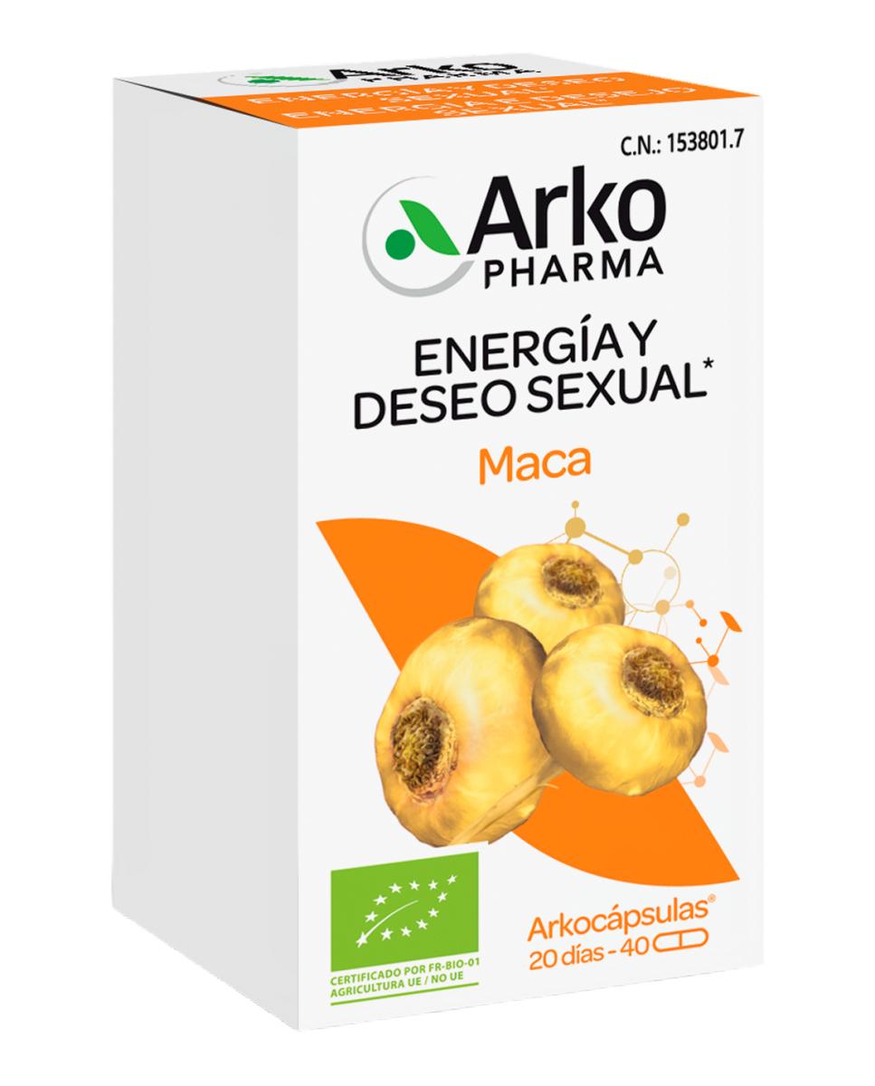 Arkopharma - 40 Cápsulas Arkocápsulas Maca Bio Arkopharma.