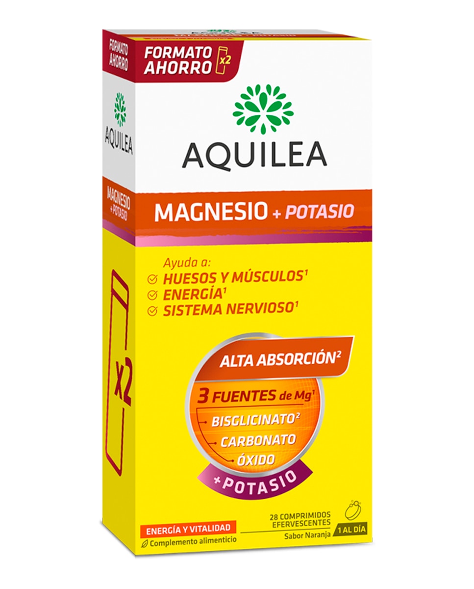 Aquilea - Duplo 14 Comprimidos Magnesio + Potasio Aquilea.