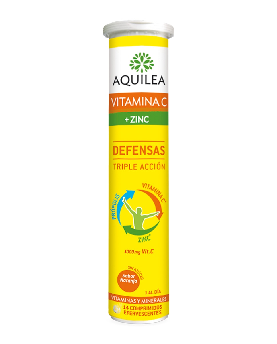 Aquilea - 14 Comprimidos Vitamina C + Zinc Aquilea.