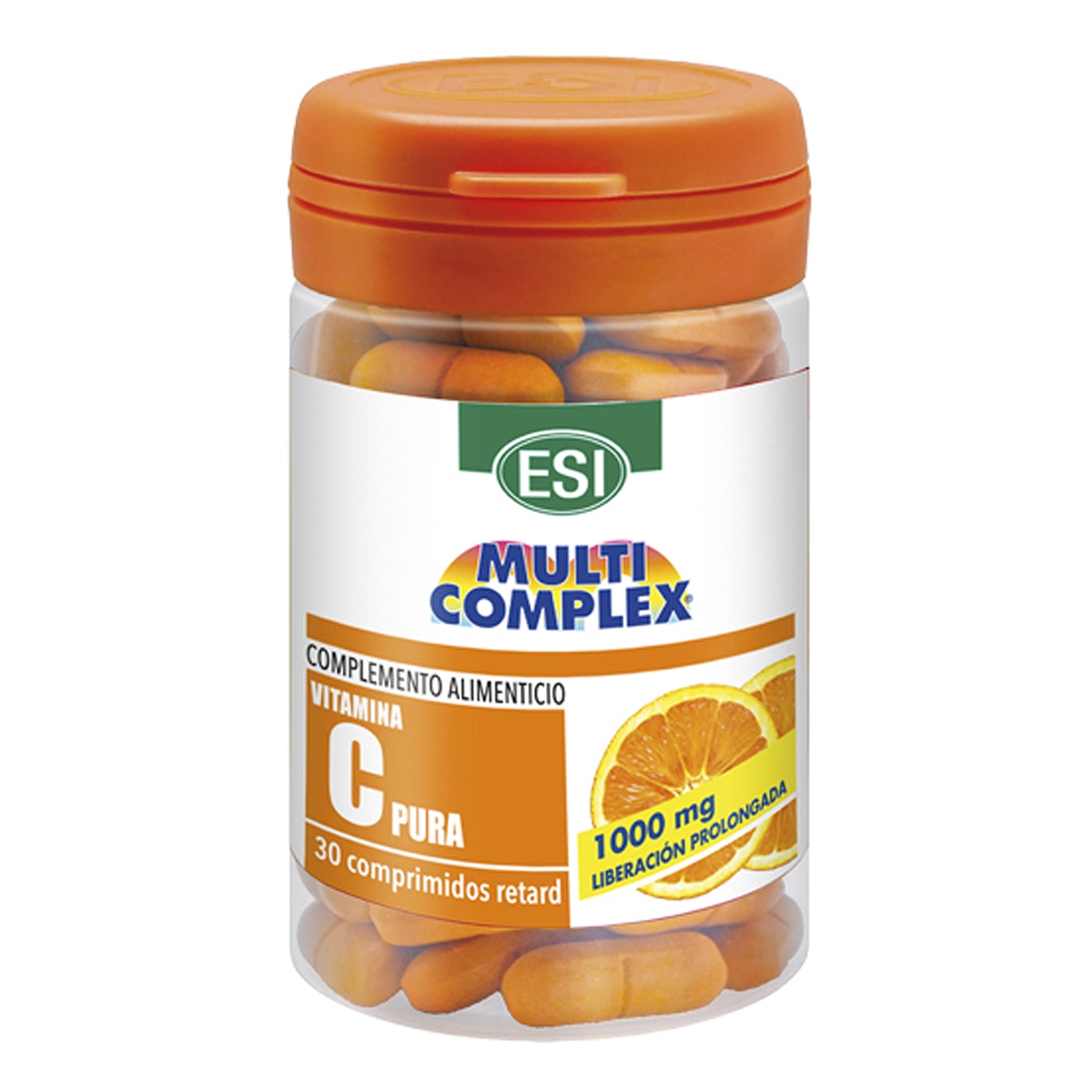 ESI - 30 Comprimidos Vitamina C Pura 1000 mg Retard ESI.