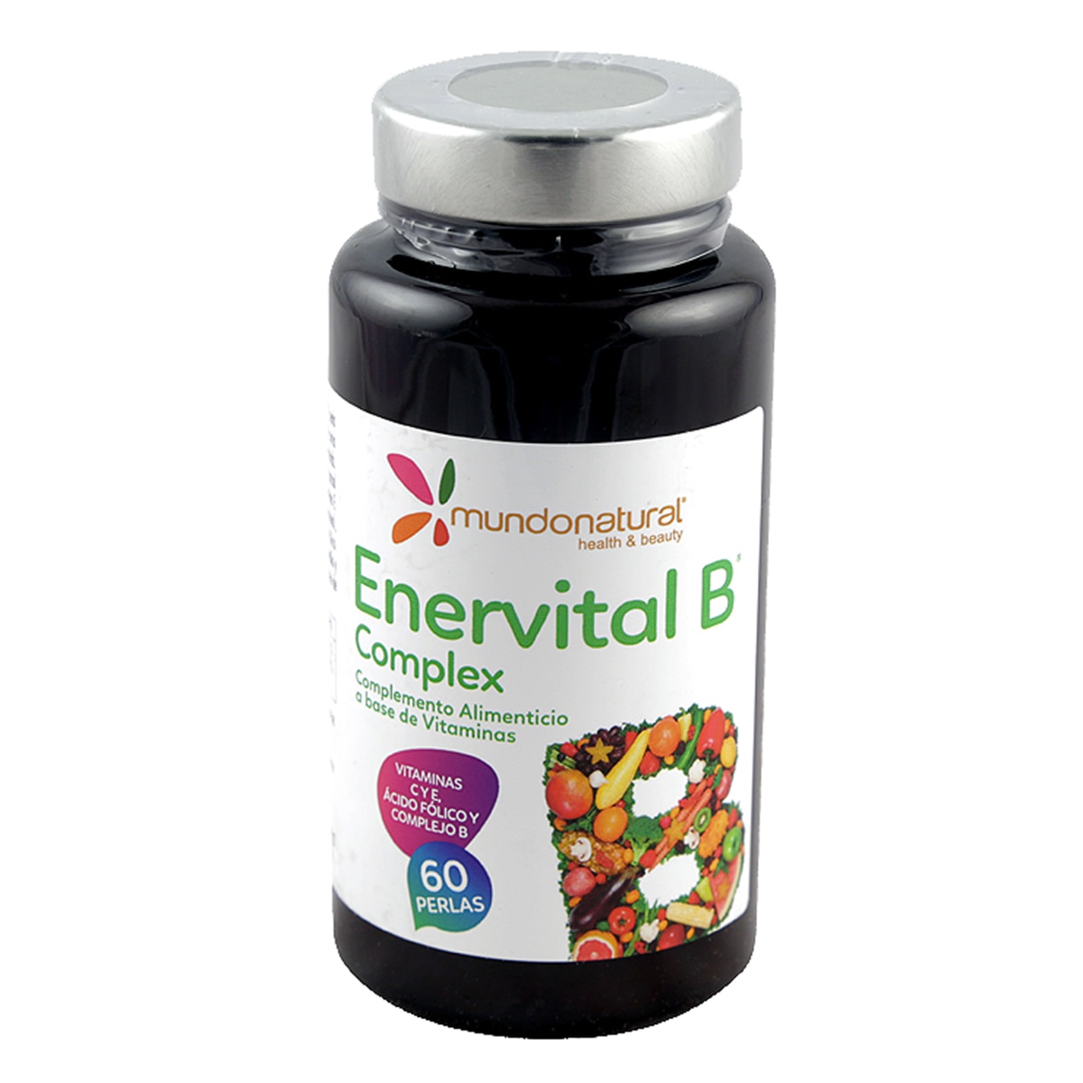 Mundo Natural - 60 perlas Enervital B Complex Mundo Natural.