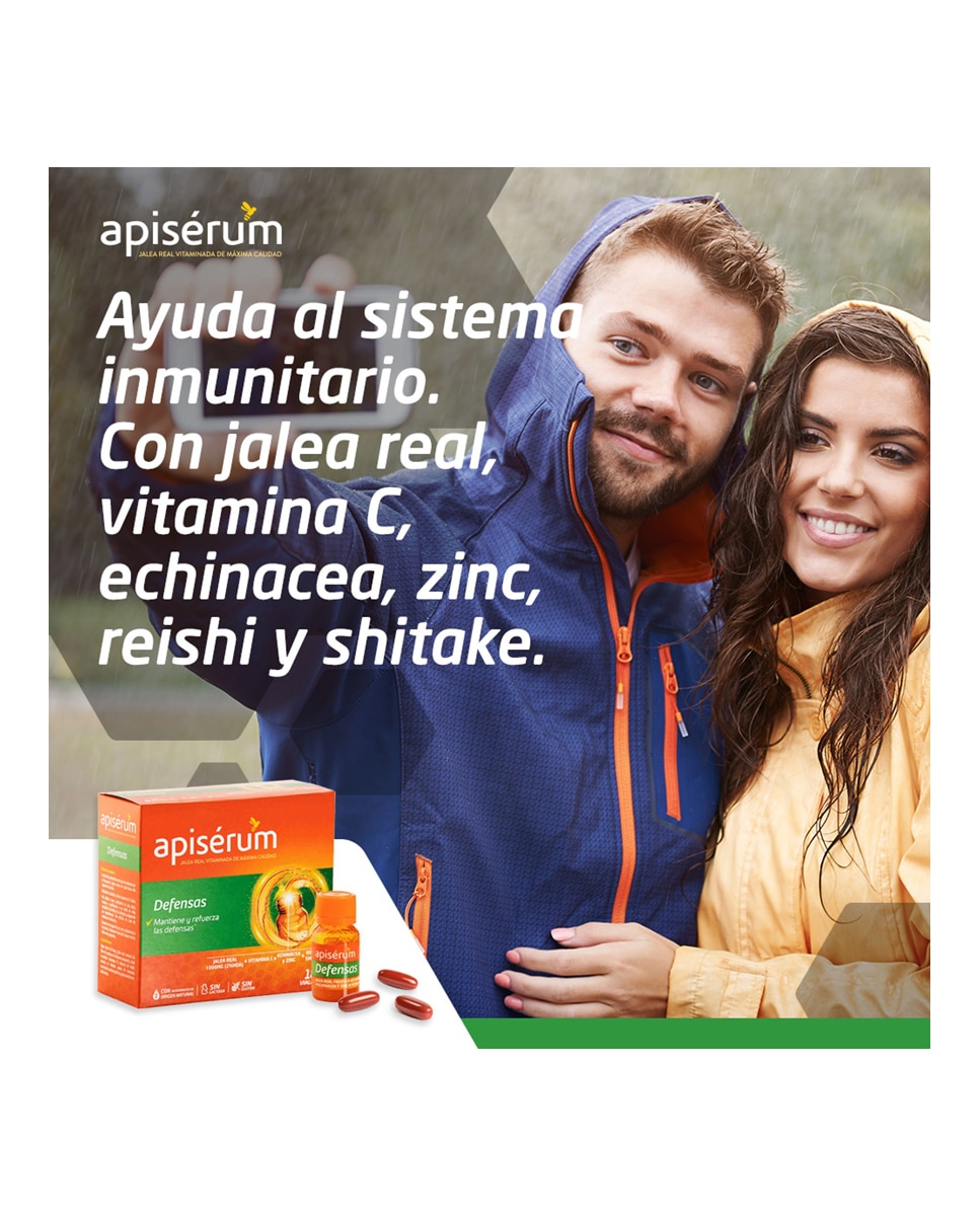 30 Cápsulas blandas Defensas Apiserum 3