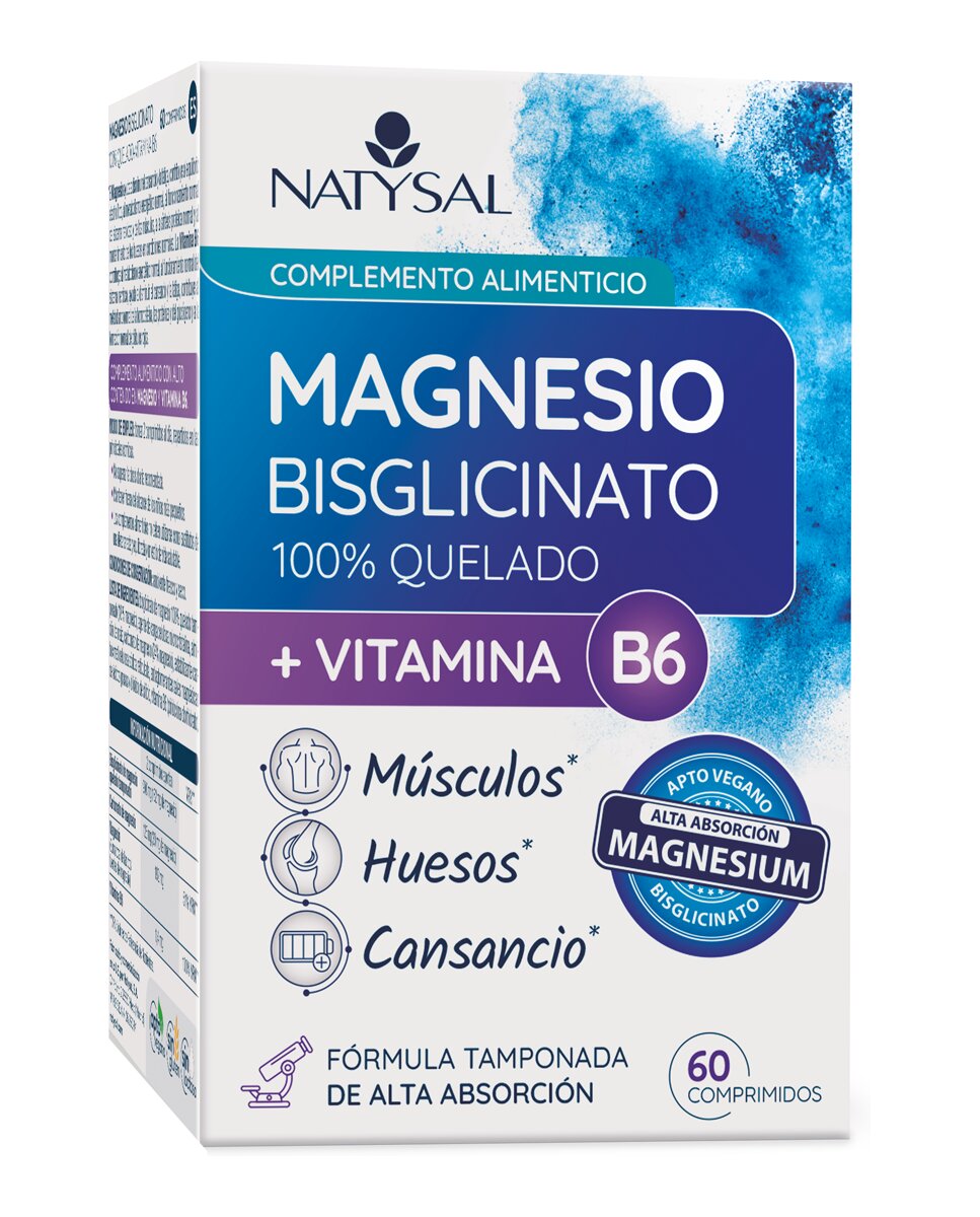 Natysal - 60 Comprimidos Magnesio + B6 Natysal.