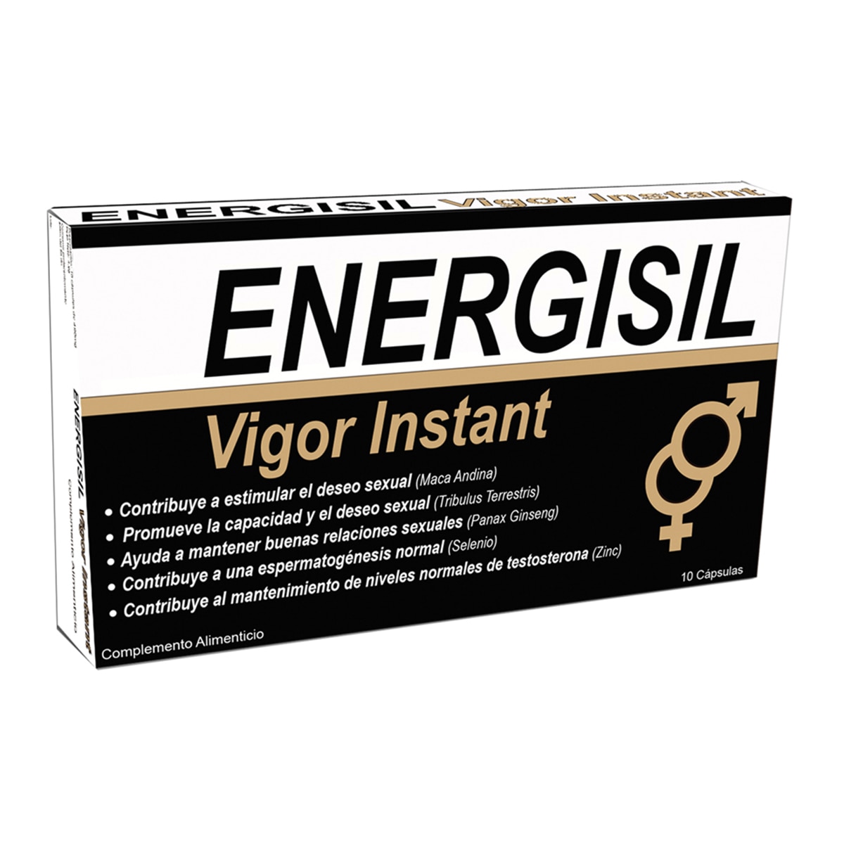 Pharma Otc - 10 Cápsulas Energisil Vigor Instant Pharma Otc.
