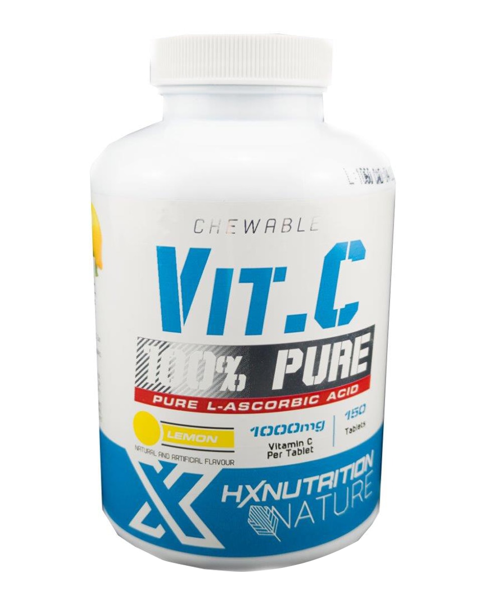 Imagen 0 de 150 Cápsulas Vitamina C 1000 mg Sabor Limón Hx Nutrition Nature