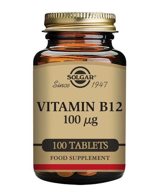 100 Comprimidos Vitamina B12 Solgar