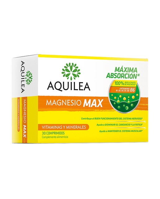30 Comprimidos Magnesio Max Bisglicinato Aquilea