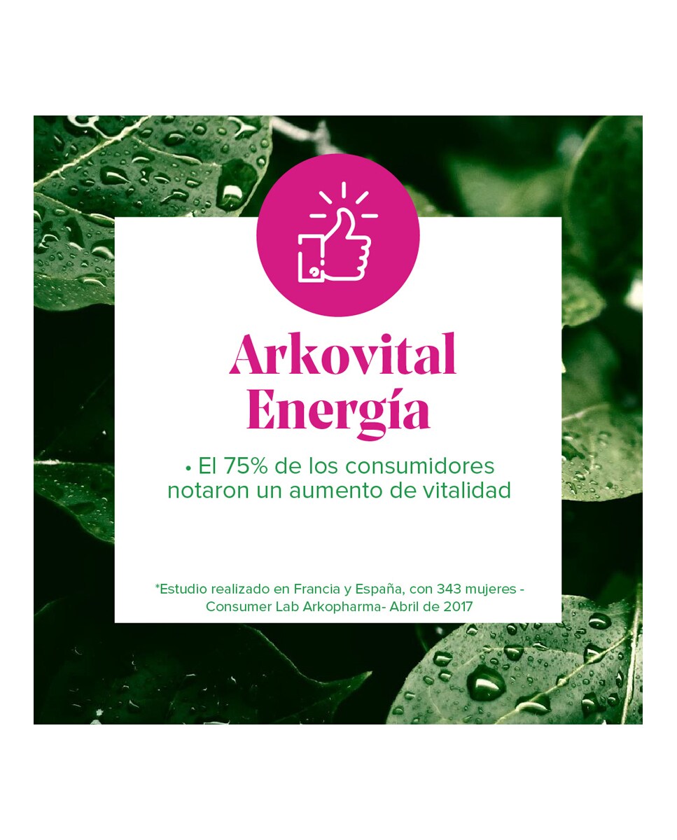 30 comprimidos Arkovital® Pura Energía Arkopharma 4